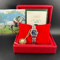 Rolex Lady Datejust 26mm Blu Indici