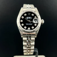 Rolex Lady Datejust 26mm Jubilee Nero Brillanti