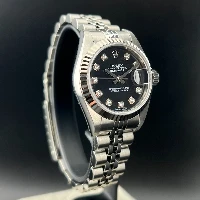 Rolex Lady Datejust 26mm Jubilee Nero Brillanti