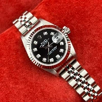 Rolex Lady Datejust 26mm Jubilee Nero Brillanti