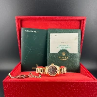 Rolex Lady Datejust 26mm Oro Rosa Madreperla Nera Brillanti
