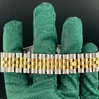 Rolex Datejust 36mm Acciaio/oro Nero Brillanti