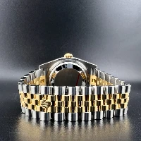 Rolex Datejust 36mm Acciaio/oro Nero Brillanti