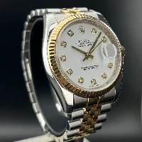 Rolex Datejust 36mm Acciaio/oro Bianco Brillanti