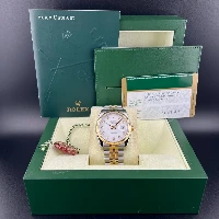 Rolex Datejust 36mm Acciaio/oro Bianco Brillanti
