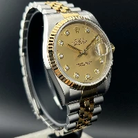 Rolex Datejust 36mm Acciaio/oro Champagne Brillanti