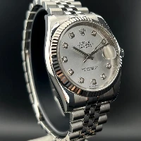 Rolex Datejust 36mm Jubilee Silver Brillanti 