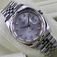 Rolex Datejust 36mm Jubilee Silver Brillanti 