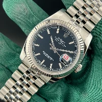 Rolex Datejust 36mm Jubilee Nero Indici Roulette