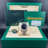 Rolex Datejust 36mm Jubilee Nero Indici Roulette