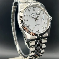 Rolex Datejust 36mm Jubilee Nero Indici Roulette