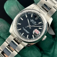 Rolex Datejust 36mm Nero Roulette