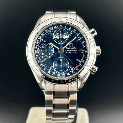 Omega Speedmaster Day Date Blue Dial 