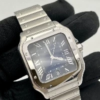 Cartier Santos LM  Blu