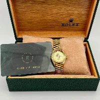 Rolex Oyster Perpetual Lady 26mm 18k gold oro Mickey Mouse