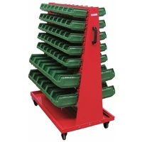 CARRELLI CON 104 CONTENITORI