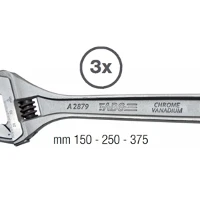 3 CHIAVI A RULLINO 150-250-375 mm